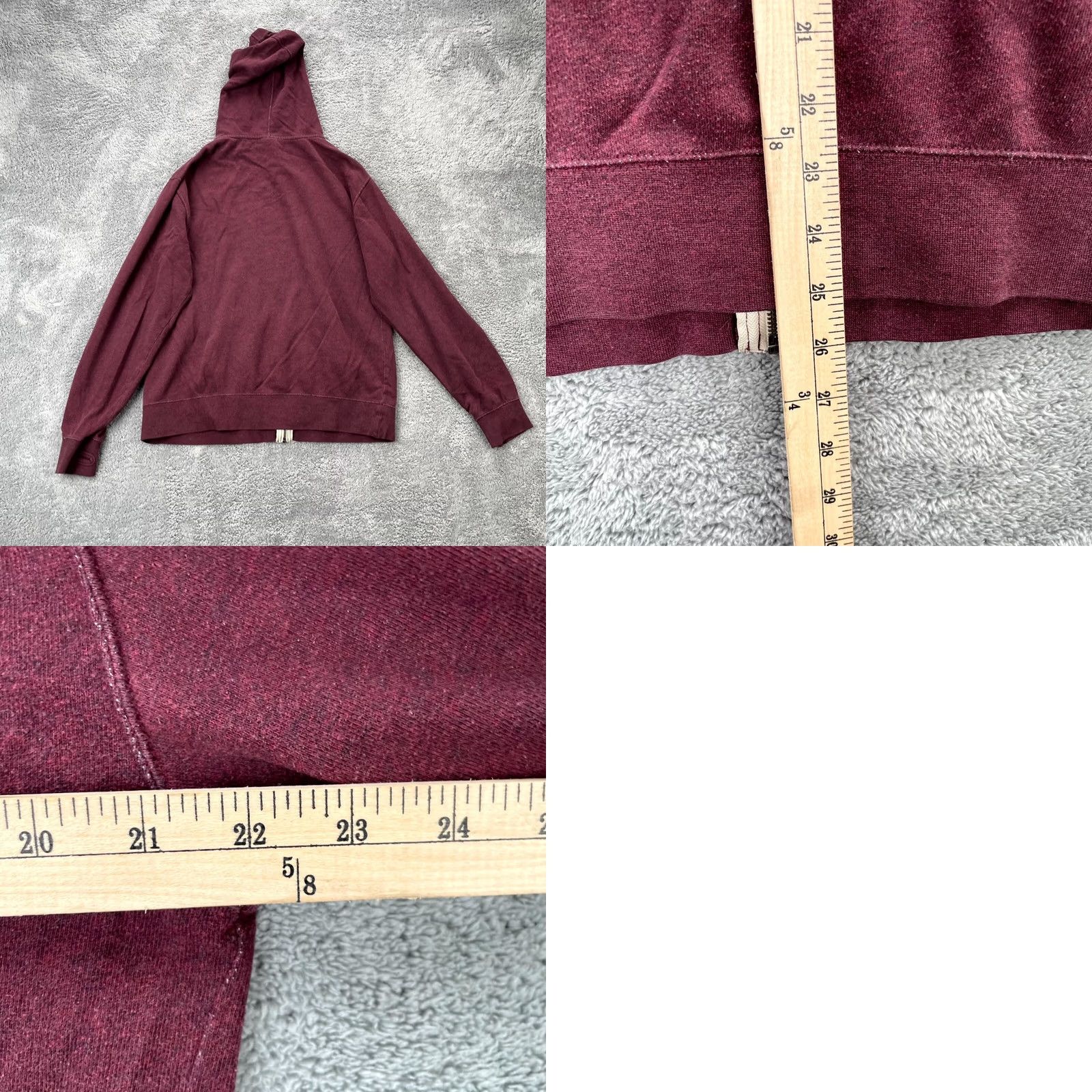 686 686 Hoodie Regular L Red Logo Knit Cotton Pockets Zip Full Zip Mens Size US L / EU 52-54 / 3 - 8 Thumbnail
