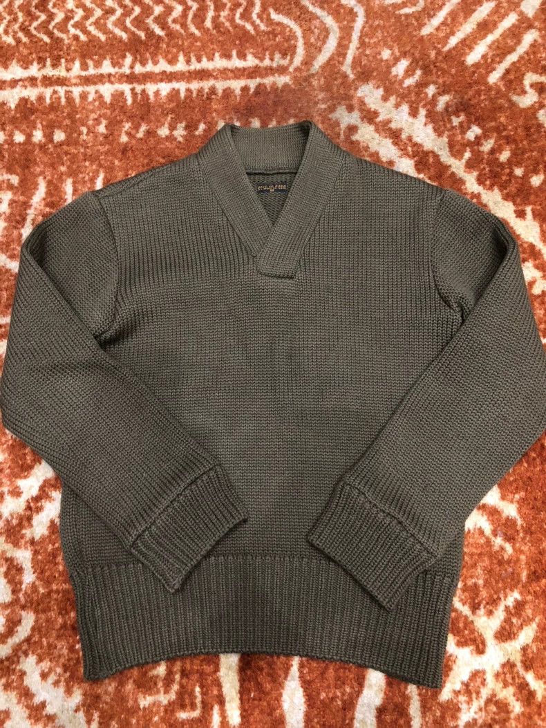 The Real McCoy's Real McCoy V-Neck Knit Sweater Size L- DMC Size US L / EU 52-54 / 3 - 1 Thumbnail