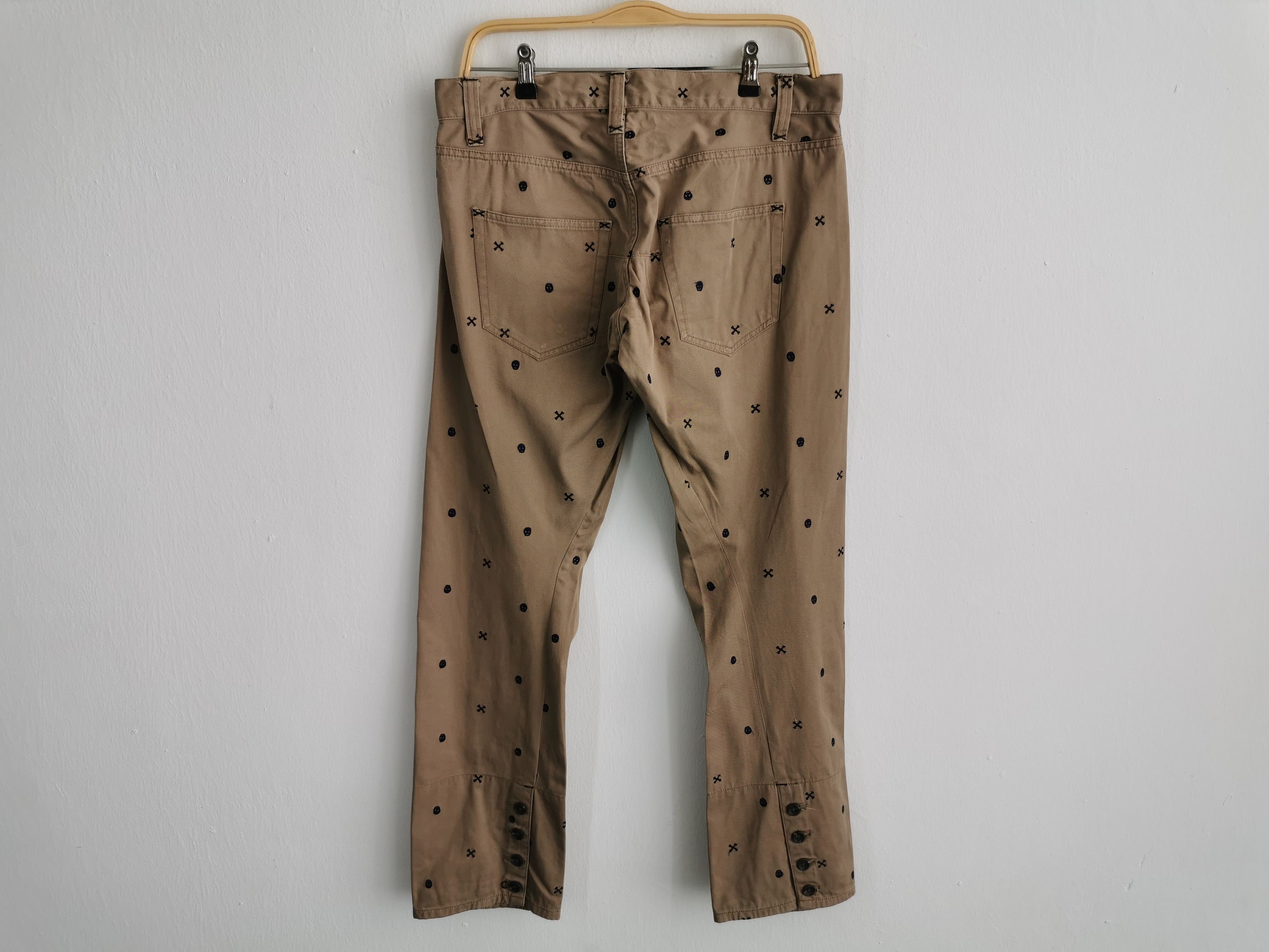 Vintage PPFM Monogram Trouser Pants Size L Waist 33 Size US 33 - 3 Thumbnail