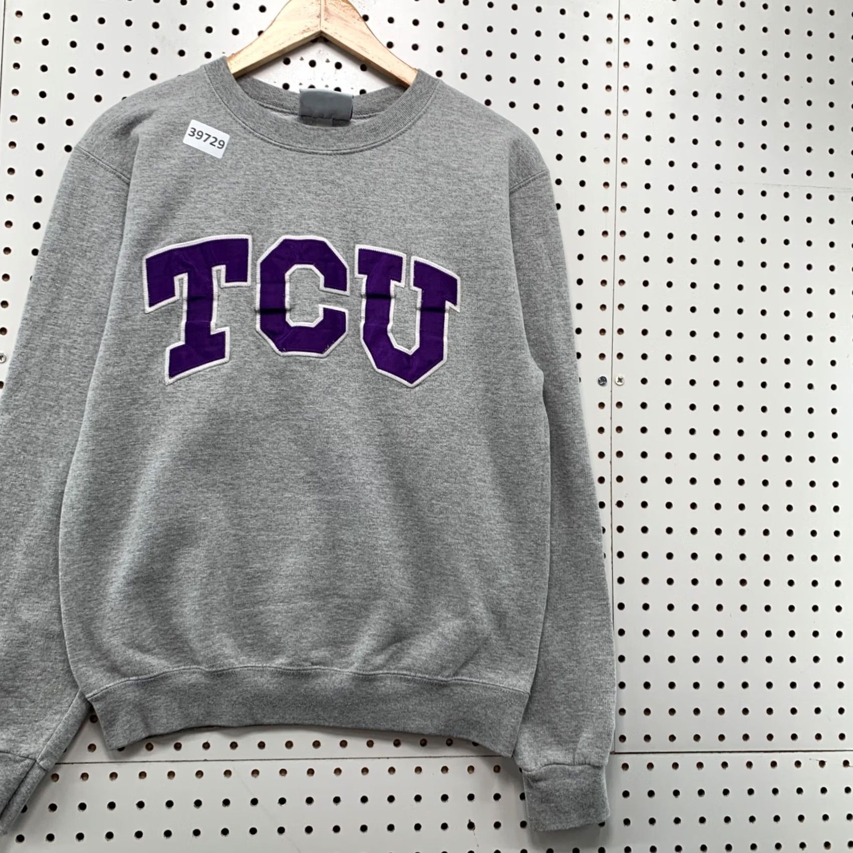 Champion VINTAGE Champion TCU Crewneck Sweatshirt Mens S Gray University 20x23.5 Sweatshirt Crew Neck Long Sleeve Graphic Print Dream in Motion Size US S / EU 44-46 / 1 - 4 Thumbnail