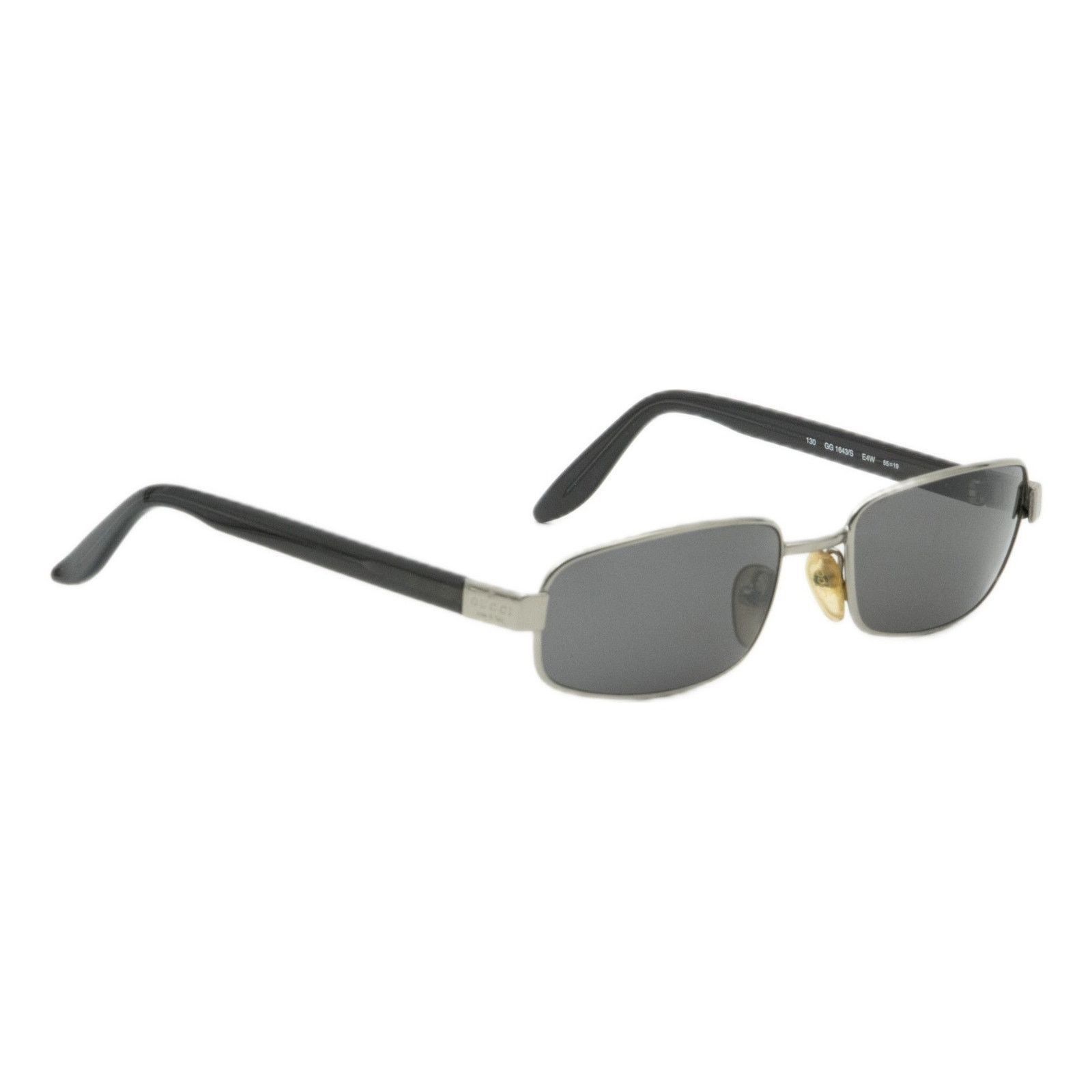 Gucci Vintage Gucci GG 1643 Tom Ford Black Rectangular Sunglasses Size ONE SIZE - 1 Thumbnail