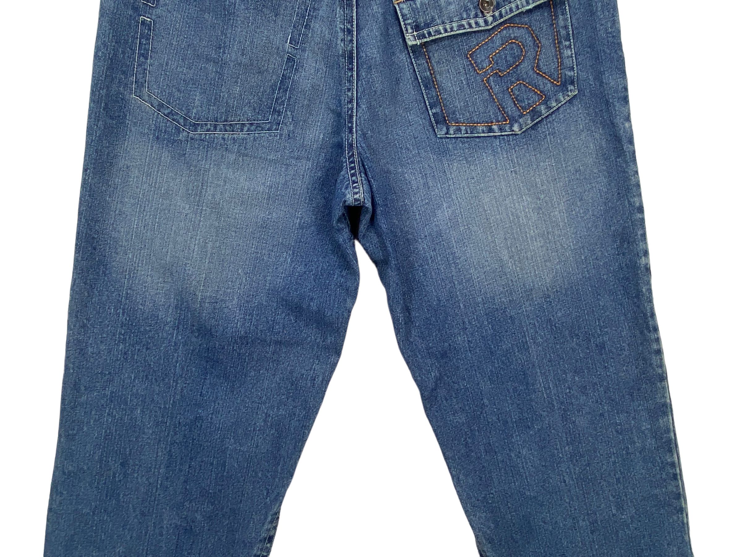 Rocawear Rocawear Baggy Jeans Hip Hop Jay Z Medium Wash Men Jeans Size US 36 / EU 52 - 7 Thumbnail