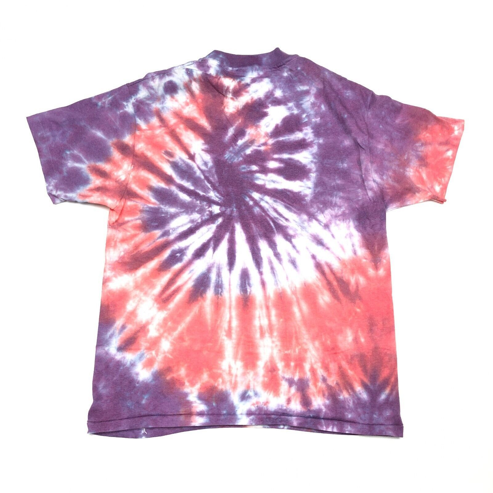 Vintage Vintage 90s Tie Dye Purple Pink Tee T Shirt Size Large L B1 Size US L / EU 52-54 / 3 - 4 Thumbnail