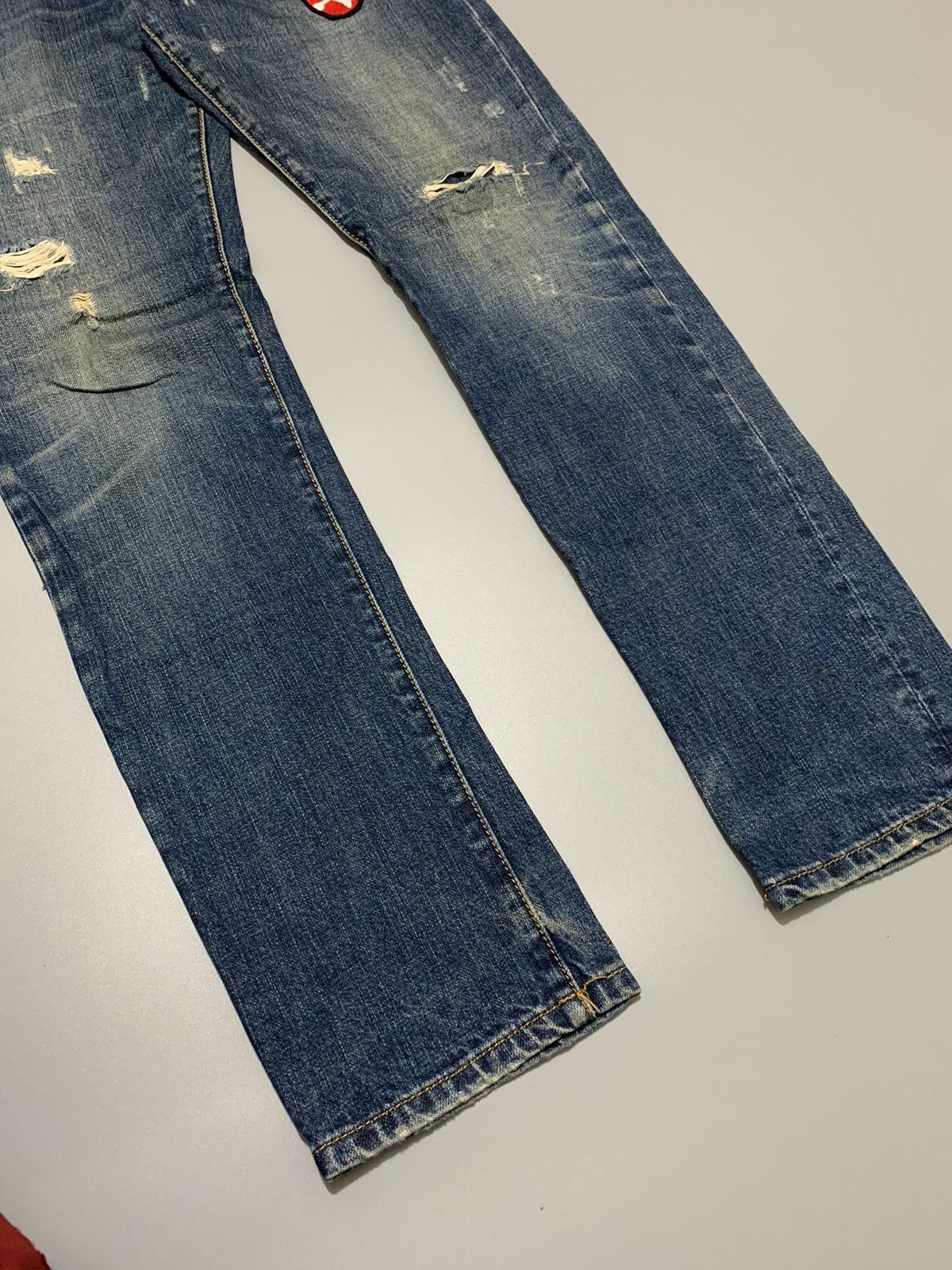 Mastermind Japan × The Rolling Stones MMJ x TRS- 2012- 50th Anniversary of D Rolling Stones Denim Size US 30 / EU 46 - 5 Thumbnail