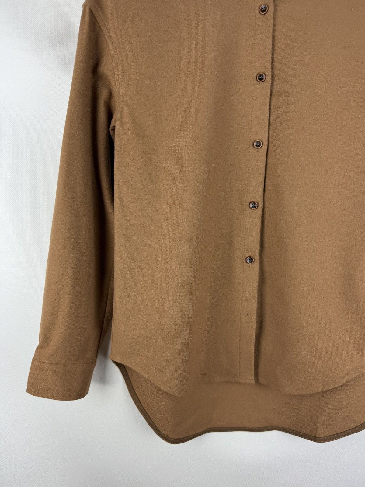Toteme Toteme Novale Ladies Long Sleeve Wool Button Up Shirt Size S / US 4 / IT 40 - 7 Thumbnail
