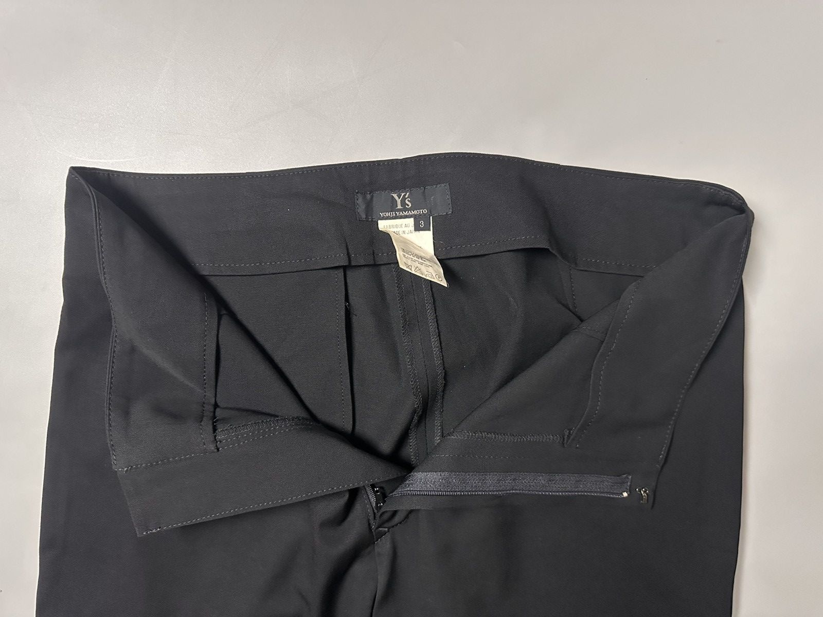 Y's Y’s Yohji Yamamoto Laine Wool Trousers Size US 29 - 3 Thumbnail