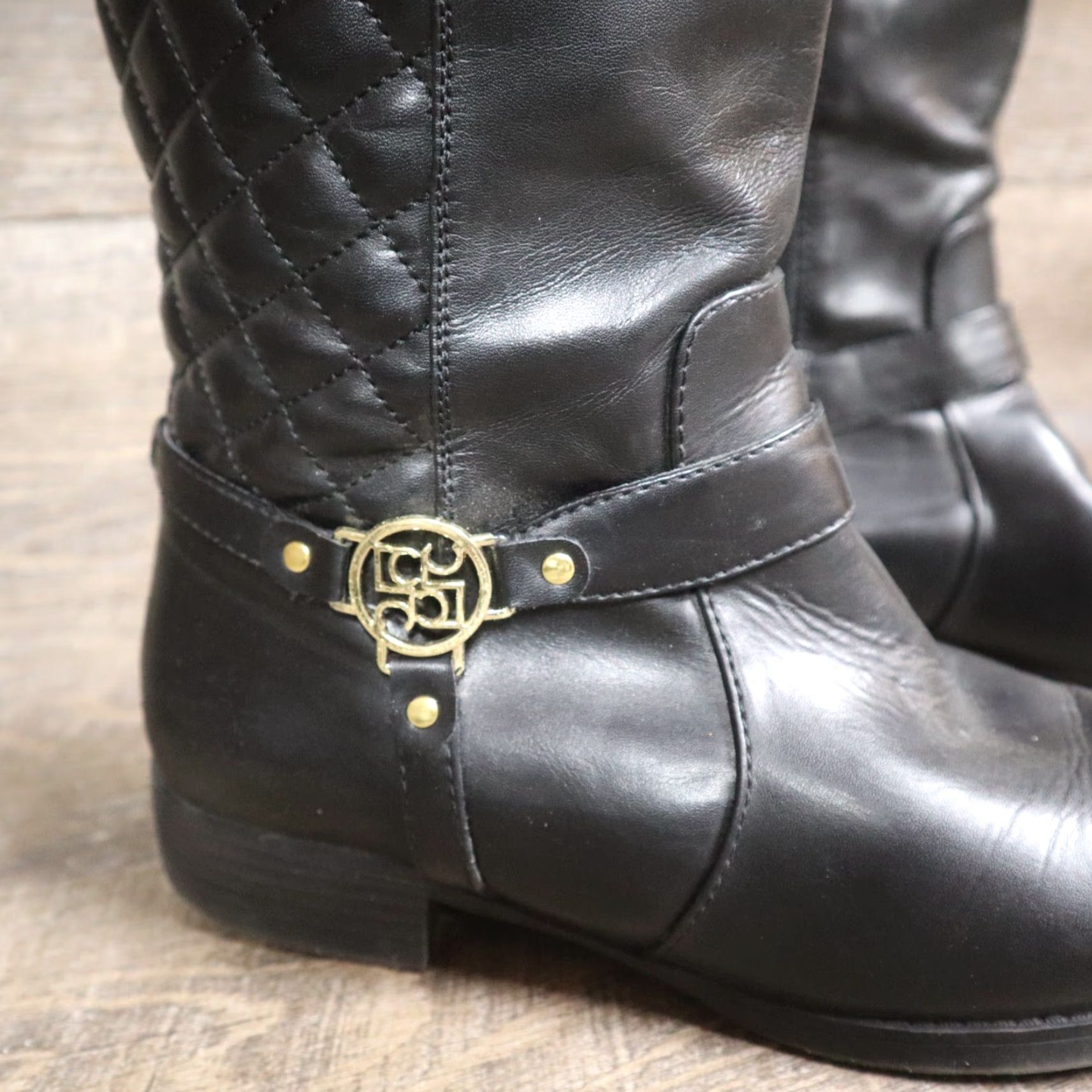 Liz Claiborne VINTAGE Liz Claiborne LC Trina Black Bootie Adult Women's Size 10M Boots Size US 10 / IT 40 - 2 Thumbnail