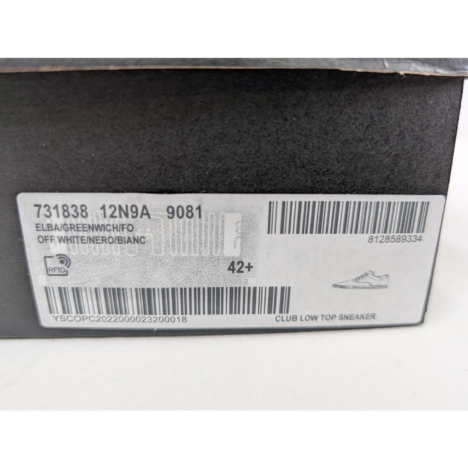 Saint Laurent Paris o1rshd1 Club Low top Sneakers in Off/White Size US 9.5 / EU 42-43 - 20 Thumbnail