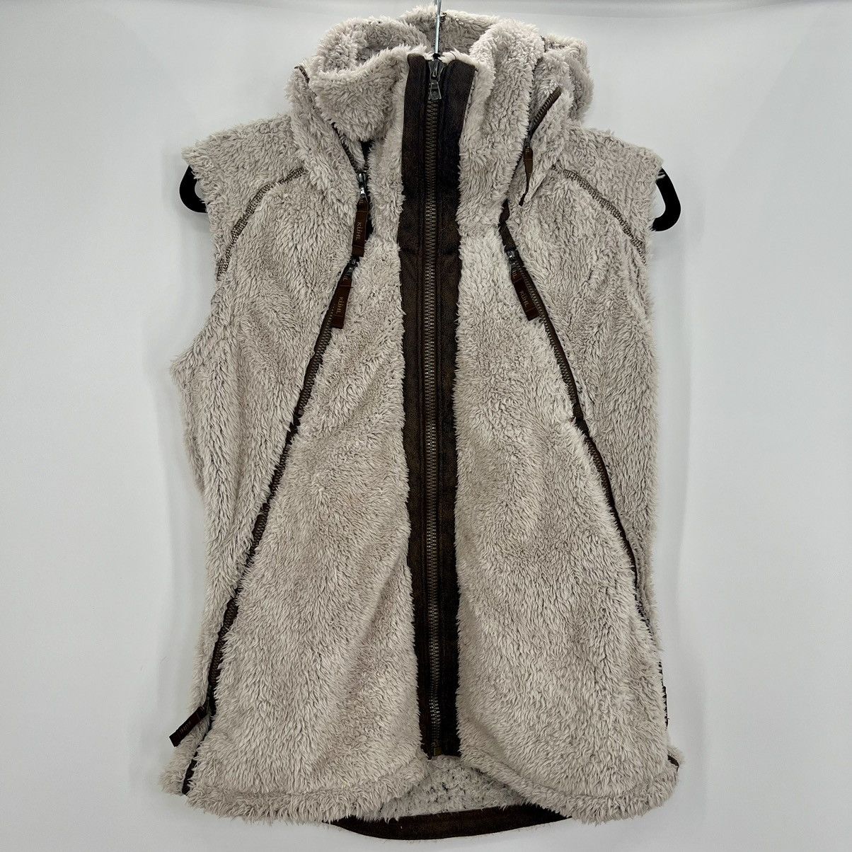 Kuhl Kuhl Flight Full Zip Up Vest Jacket Sleeveless Fleece Hooded Size S / US 4 / IT 40 - 1 Thumbnail