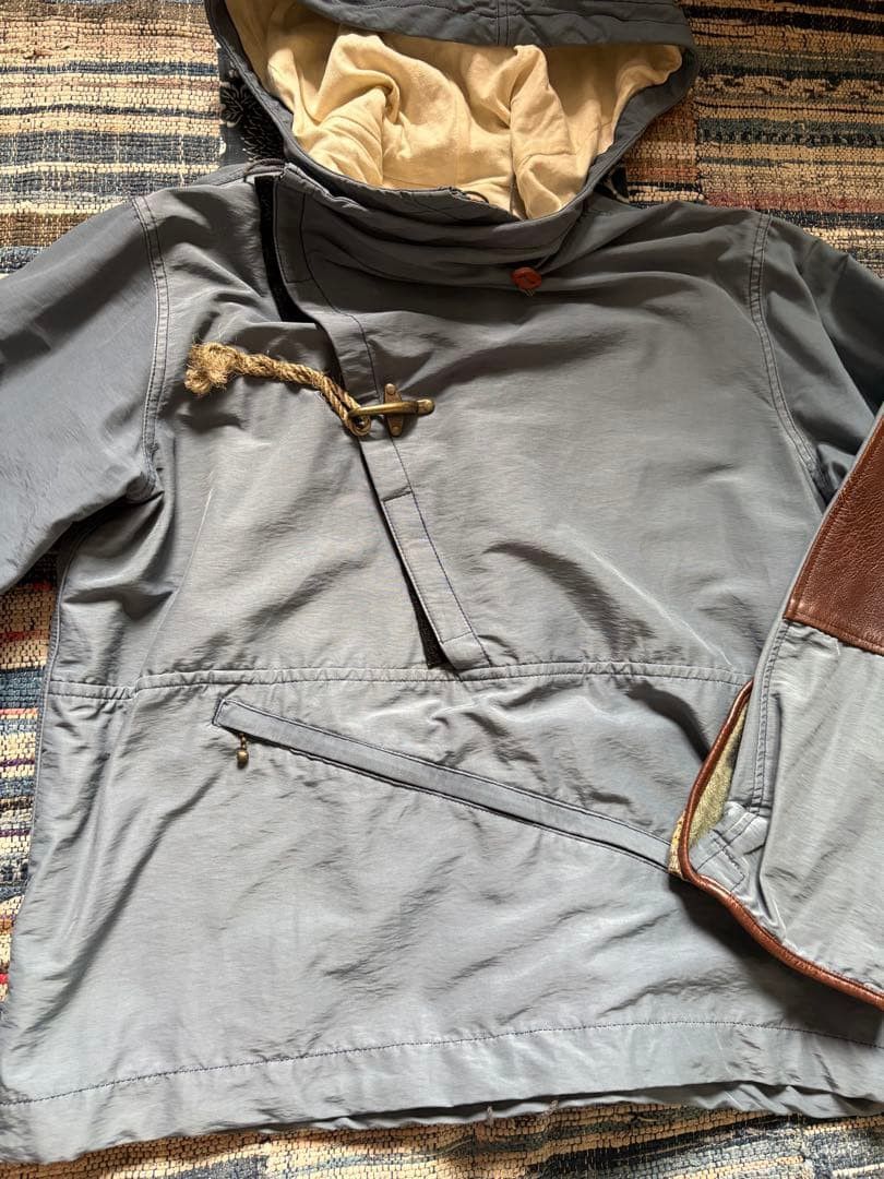 Kapital KAPITAL Hooded Mountain Parka Blue Nylon with Elbow Patche Size US M / EU 48-50 / 2 - 4 Thumbnail