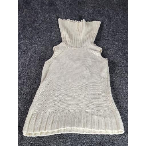 Other Piper & Blue Sweater Dress Women Sz XL White Cable Knit Cowl Size XL / US 12-14 / IT 48-50 - 7 Thumbnail