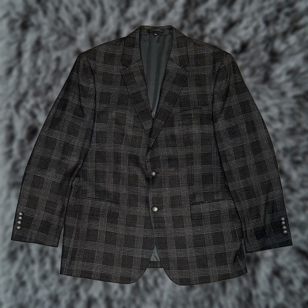 Jos. A. Bank Jos. A. Bank Traveler Tailored Fit Sport Coat 46L Wool Blend Black Mens Jacket 2 Piece Slim Fit Size US S / EU 44-46 / 1 - 1 Thumbnail