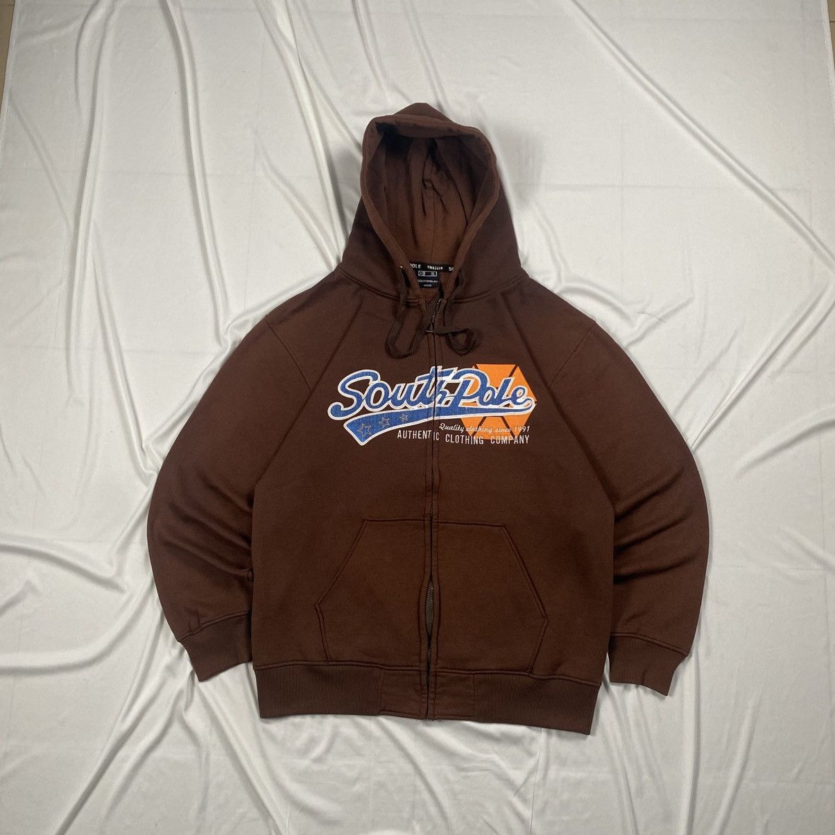 Southpole Rare Vintage y2k Southpole Travis Brown Zip Up Hooded Size US L / EU 52-54 / 3 - 1 Thumbnail