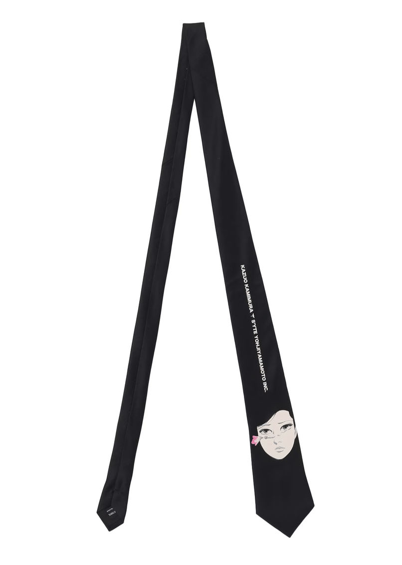 Yohji Yamamoto S'YTE X KAZUO KAMIMURA-DOUSEI JIDAI PRINT TIE