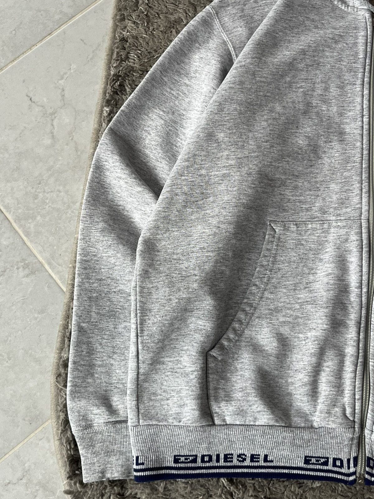 Diesel Vintage Japanese Brand Zip Hoodie Diesel Streetwear Size US L / EU 52-54 / 3 - 5 Thumbnail