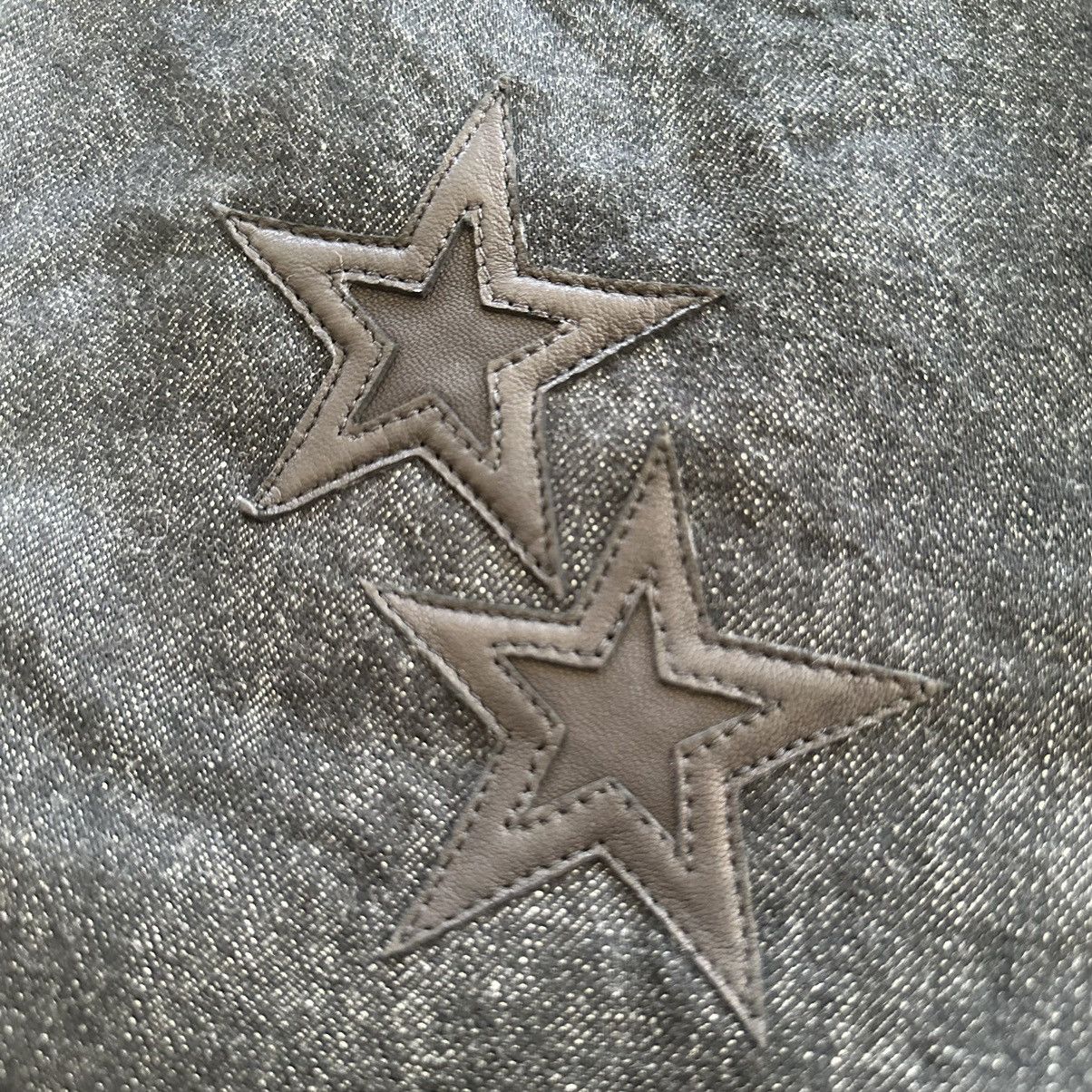 Chrome Hearts Chrome Hearts Black Double Knee Star Patches Denim Size US 36 / EU 52 - 4 Thumbnail
