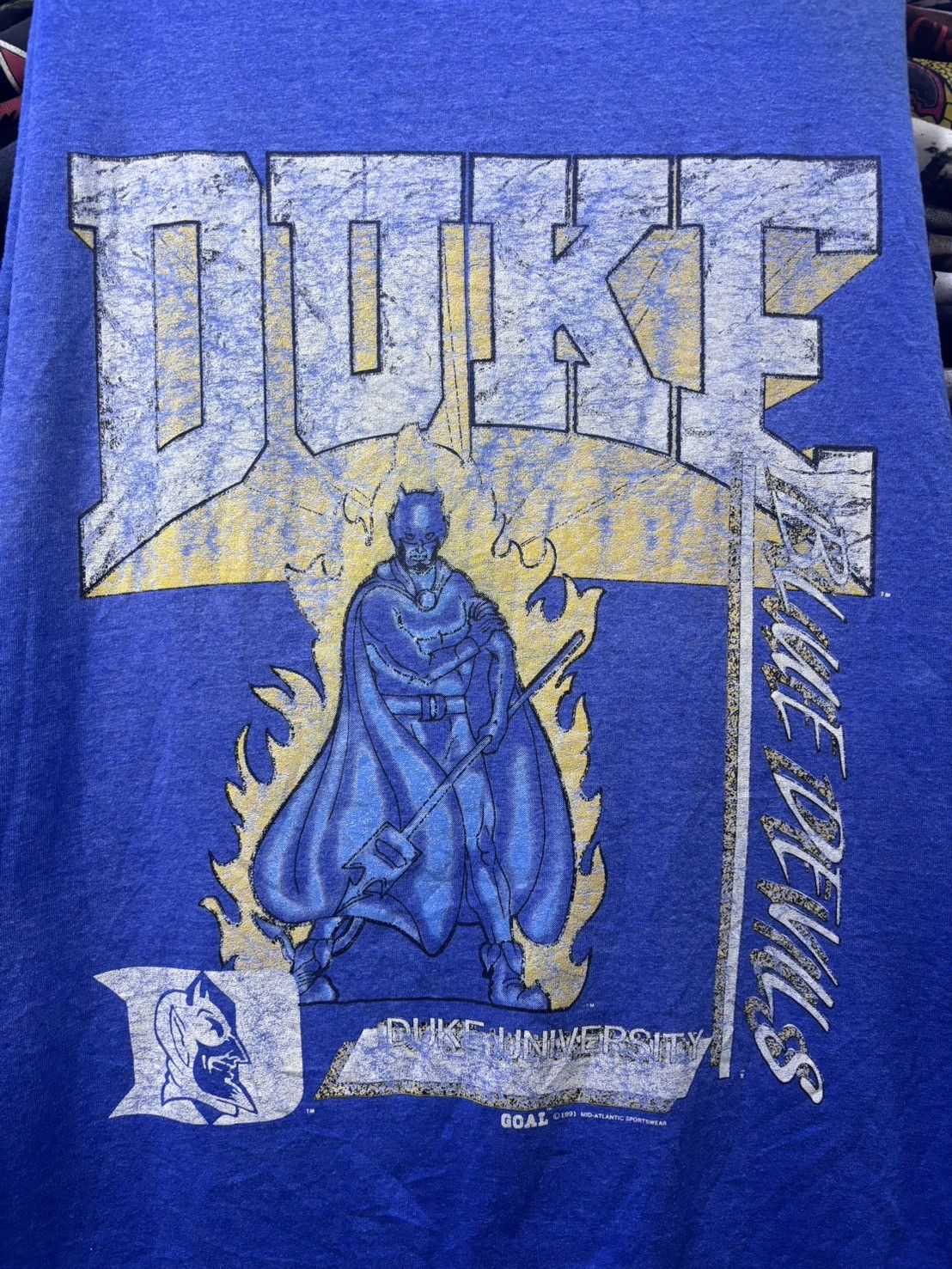 Vintage Vintage Duke blue devils cut sleeves Size US L / EU 52-54 / 3 - 2 Thumbnail