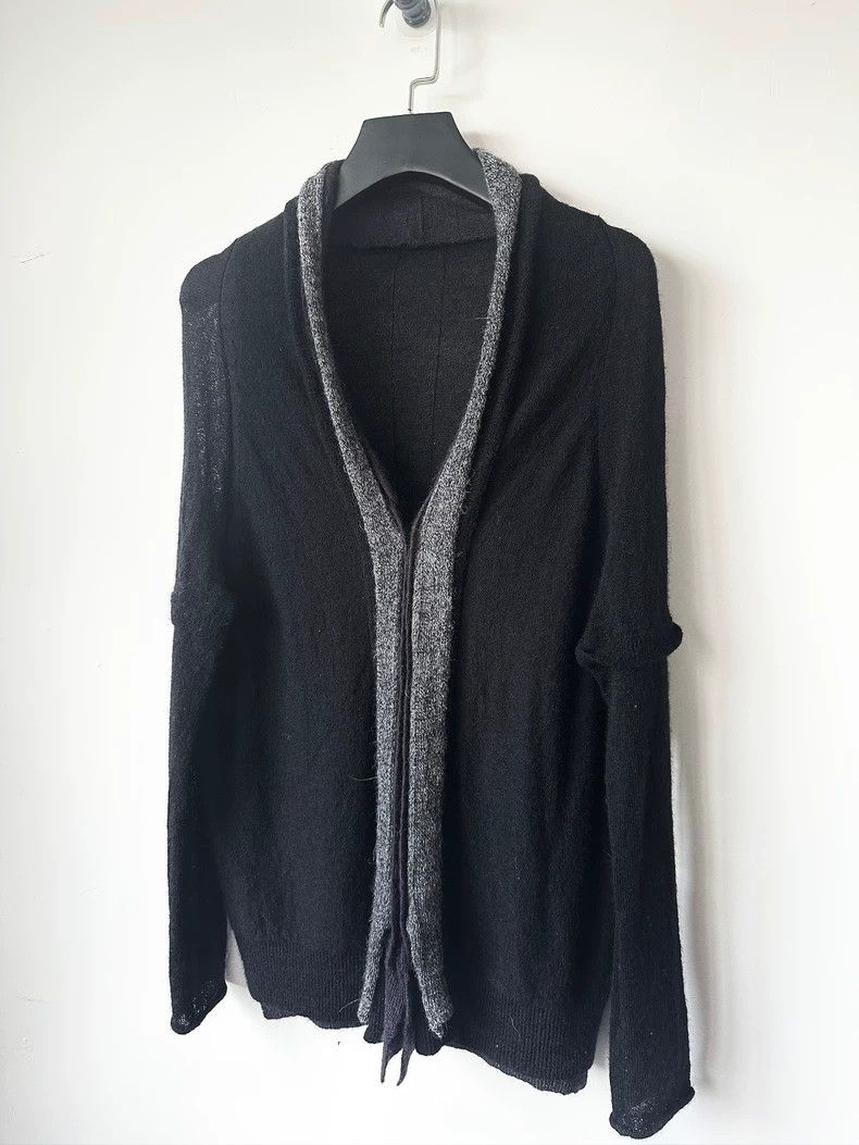 Y's Y's 10-inch patchwork knit cardigan sweater Size US M / EU 48-50 / 2 - 2 Thumbnail