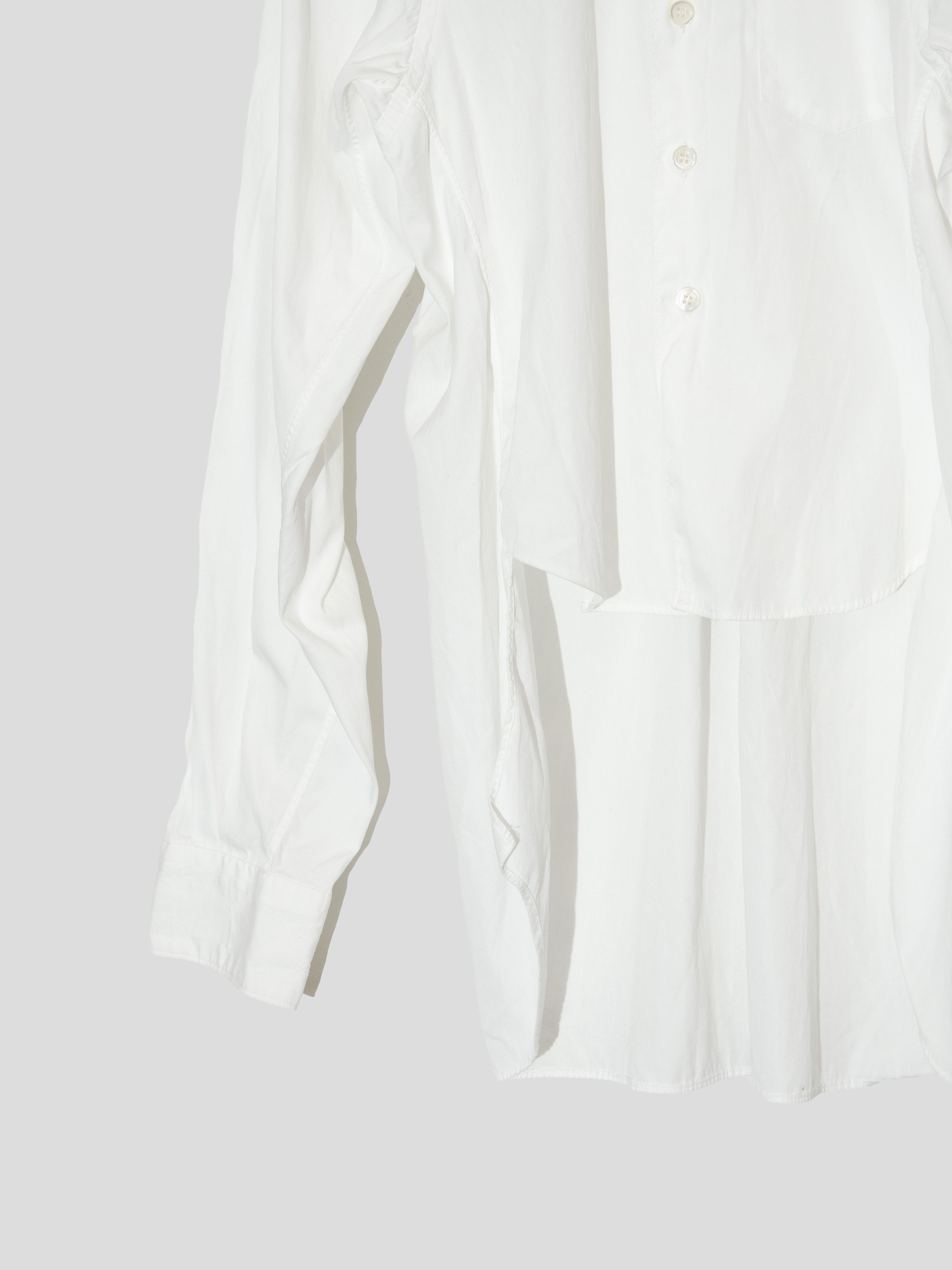 Comme des Garcons SHIRT Dip Hem Shirt Size XS / US 0-2 / IT 36-38 - 4 Thumbnail