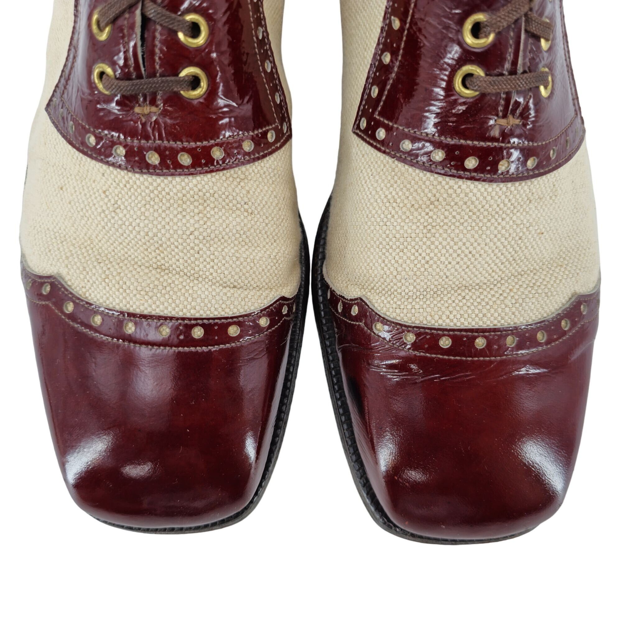 Johnston & Murphy Vintage Johnston & Murphy Aristocraft Spectator 10.5 Burgund Size US 10.5 / EU 43-44 - 12 Thumbnail