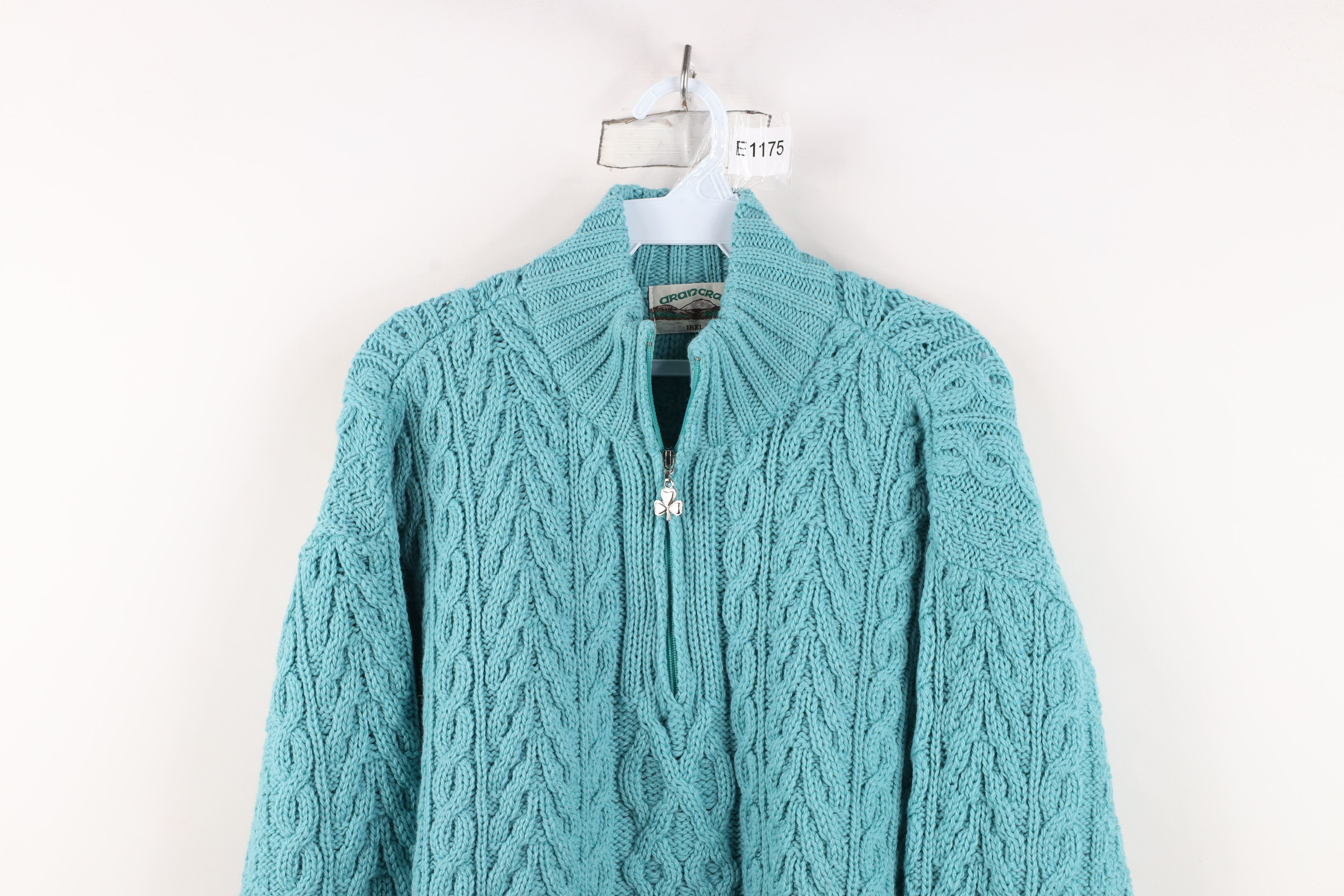 Vintage Vintage 90s Wool Aran Chunky Fisherman Cable Knit Sweater Size XL / US 12-14 / IT 48-50 - 2 Thumbnail