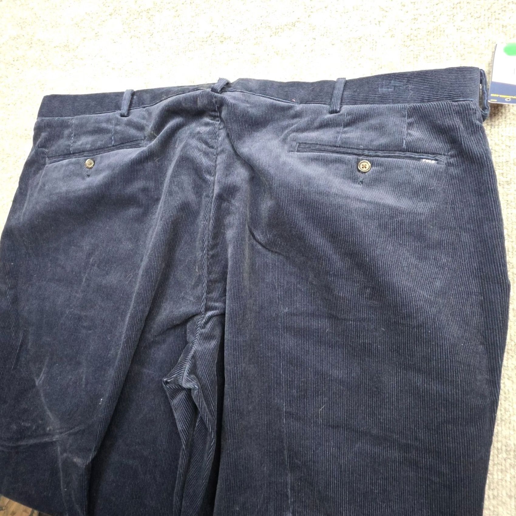 Polo Ralph Lauren Polo Ralph Lauren Corduroy Pants Men's 44 x 34 Blue Stretch NWT Size US XXL / EU 58 / 5 - 4 Thumbnail