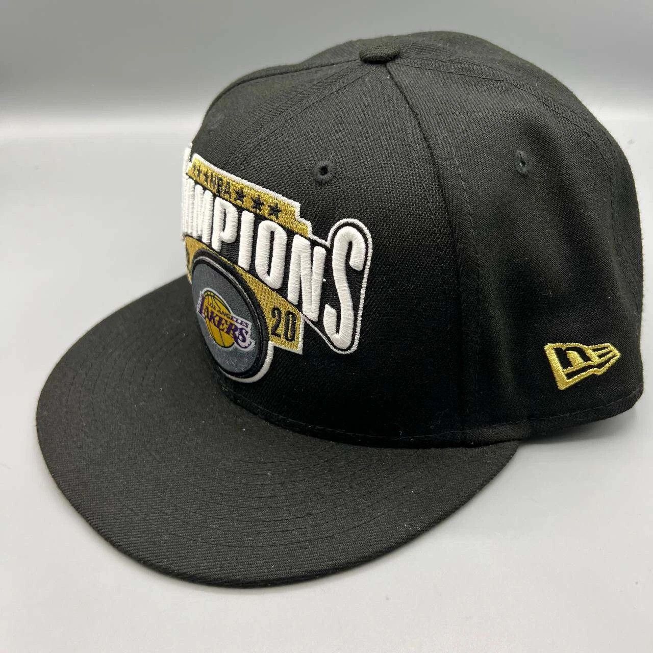 New Era Los Angeles LA Lakers Hat Men 2020 NBA Champions Snap Back Size ONE SIZE - 6 Thumbnail