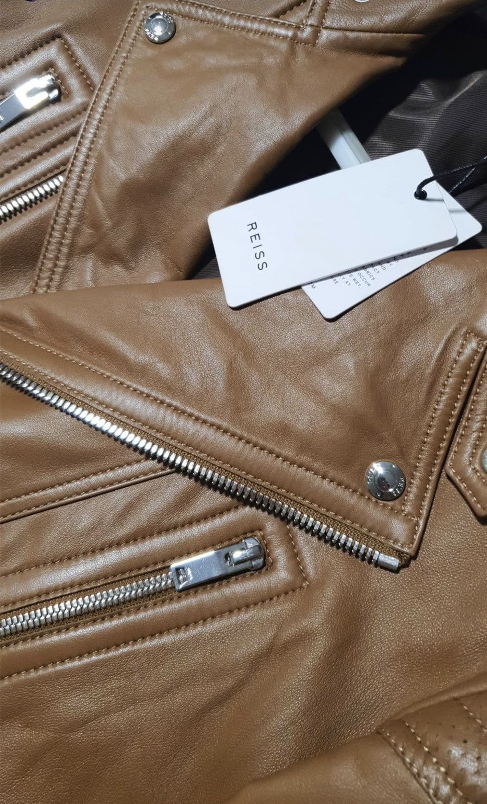 Reiss Reiss Sully Leather Jacket Size US S / EU 44-46 / 1 - 3 Thumbnail