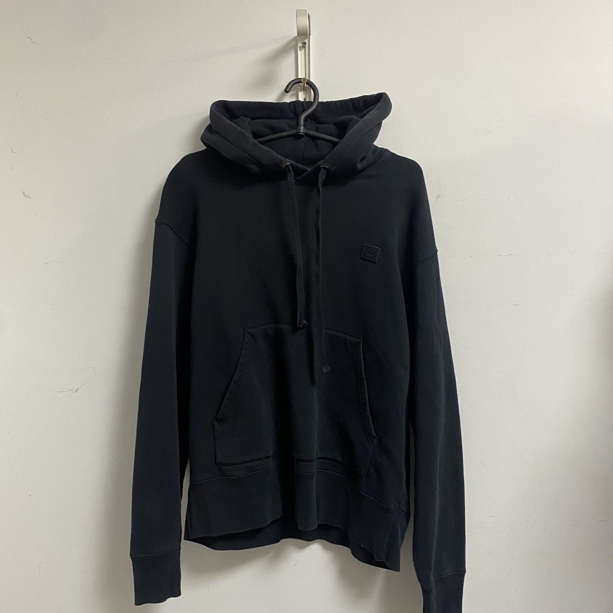 Black Acne Studios Hoodie with Face Logo
