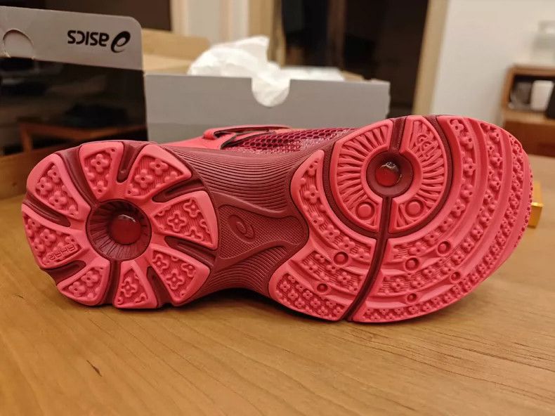 Kiko Kostadinov Kiko KostadinovAsics collaboration red color sports shoes Size US 9 / EU 42 - 3 Thumbnail
