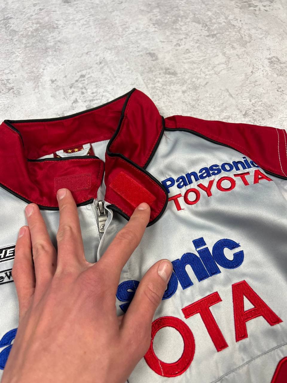 Vintage Vintage Toyota Panasonic Red Racing Jacket Size US M / EU 48-50 / 2 - 10 Thumbnail
