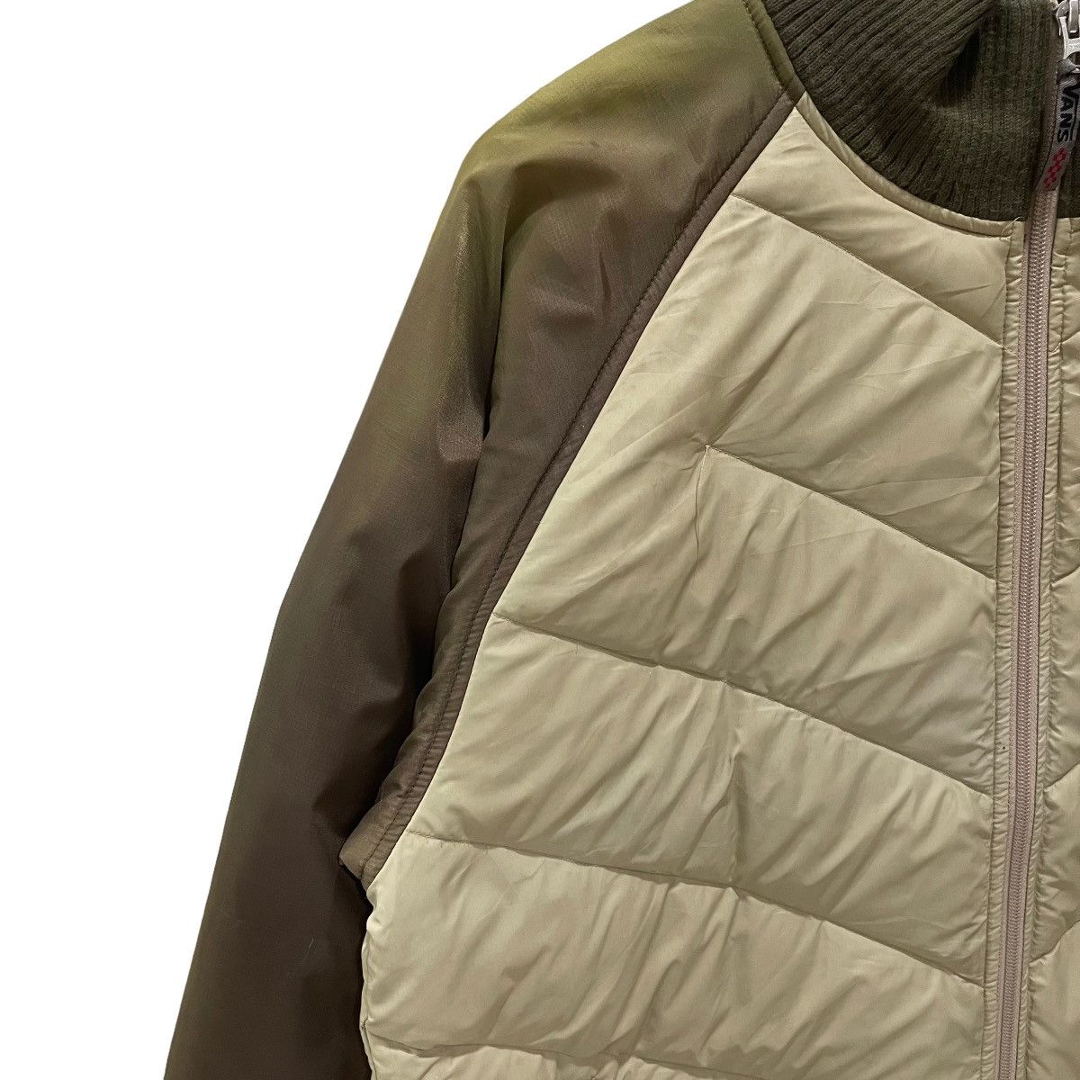 Vans × Vintage Vintage 90s VANS Puffer Zipper Bomber Jacket Size US L / EU 52-54 / 3 - 4 Thumbnail