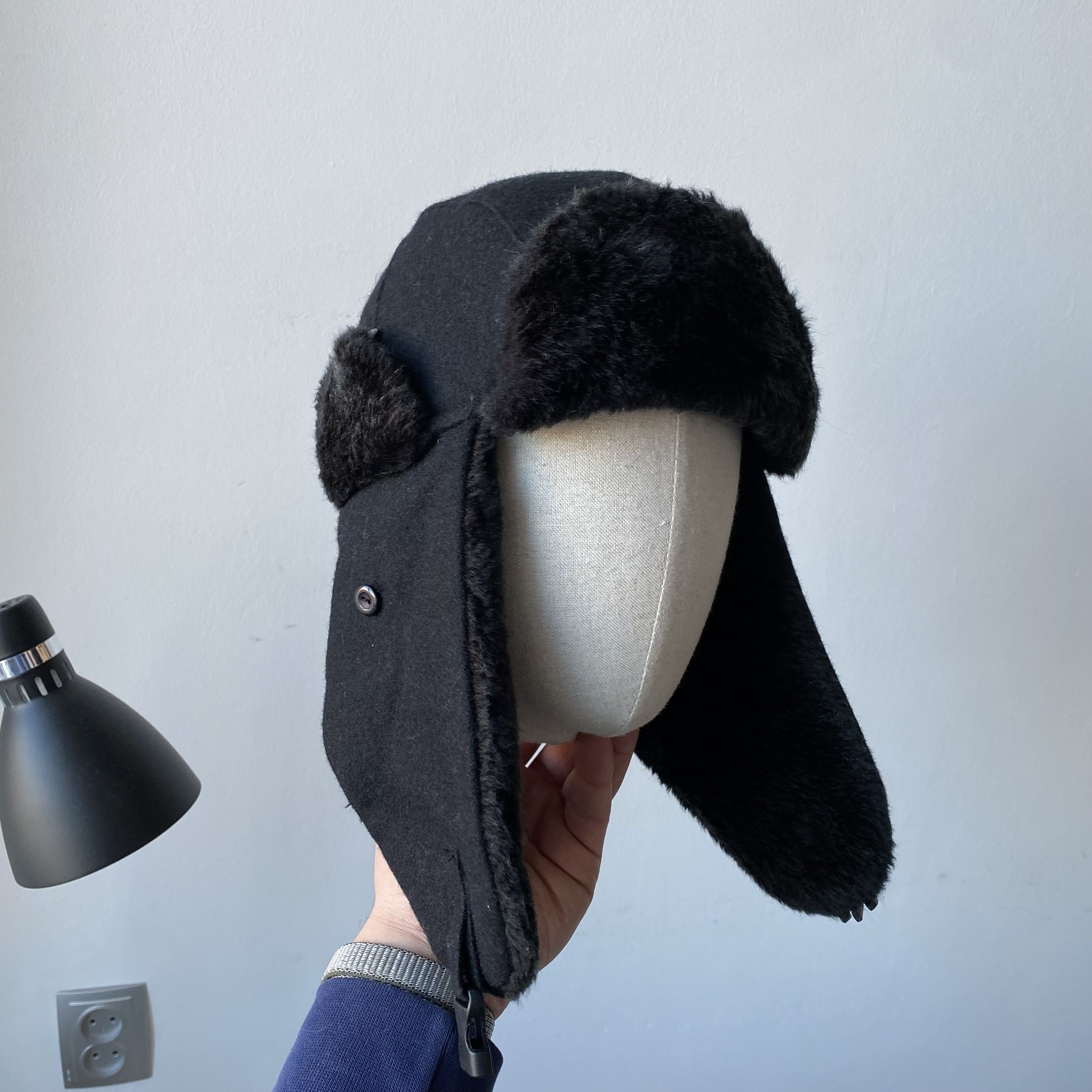 If Six Was Nine Y2K Vintage Fuzzy Wool Ushanka Hat Mohair Style 2000s Size ONE SIZE - 1 Thumbnail