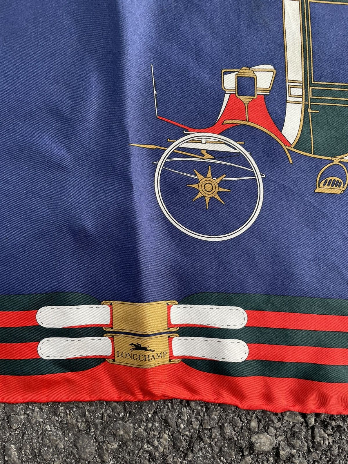 Longchamp Longchamp Silk Scarf Size ONE SIZE - 3 Thumbnail