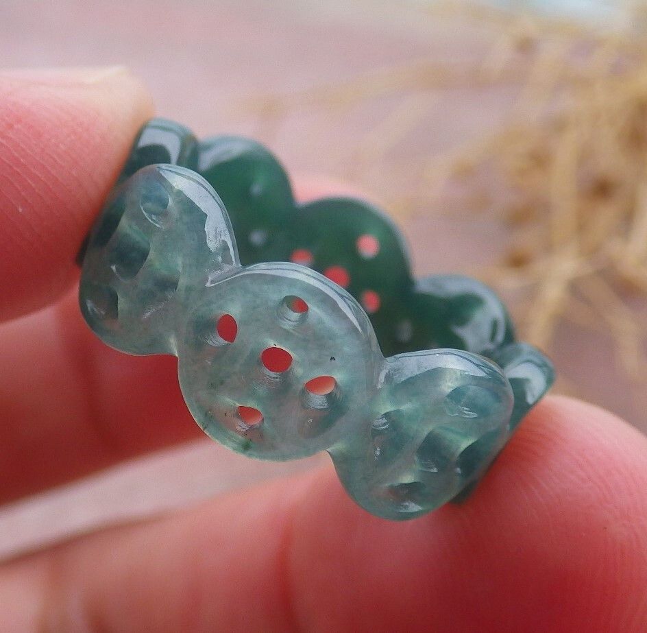 Other 108616 VS Certified Jadeite jade Green Coin Circle NO. 6 Size ONE SIZE - 5 Thumbnail