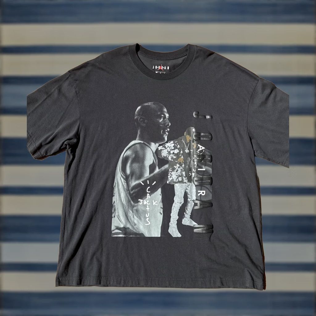 Travis Scott VINTAGE Travis Scott Cactus Jack x Air Jordan T-Shirt Men’s Large Black CJ9059-010 Size US L / EU 52-54 / 3 - 1 Thumbnail