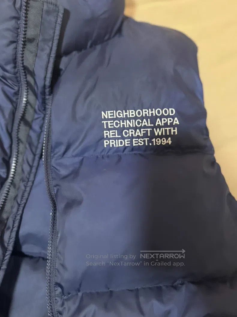 Neighborhood Neighborhood Letter Embroidered Vest, Down Vest Jacket for Size US L / EU 52-54 / 3 - 2 Thumbnail