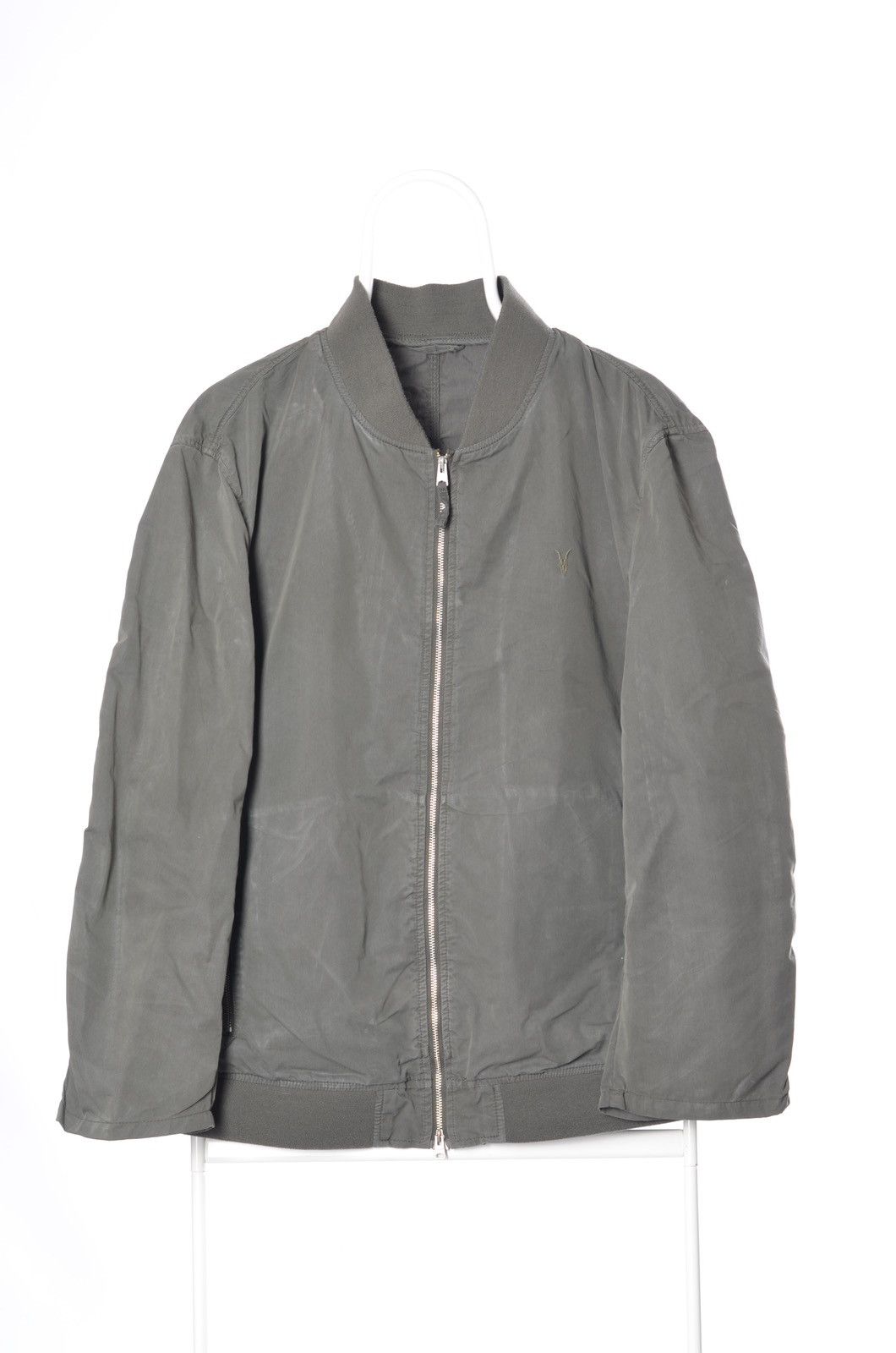 Allsaints Allsaints Bassett Light Olive Bomber Jacket fits L-XL Size US XXL / EU 58 / 5 - 1 Thumbnail