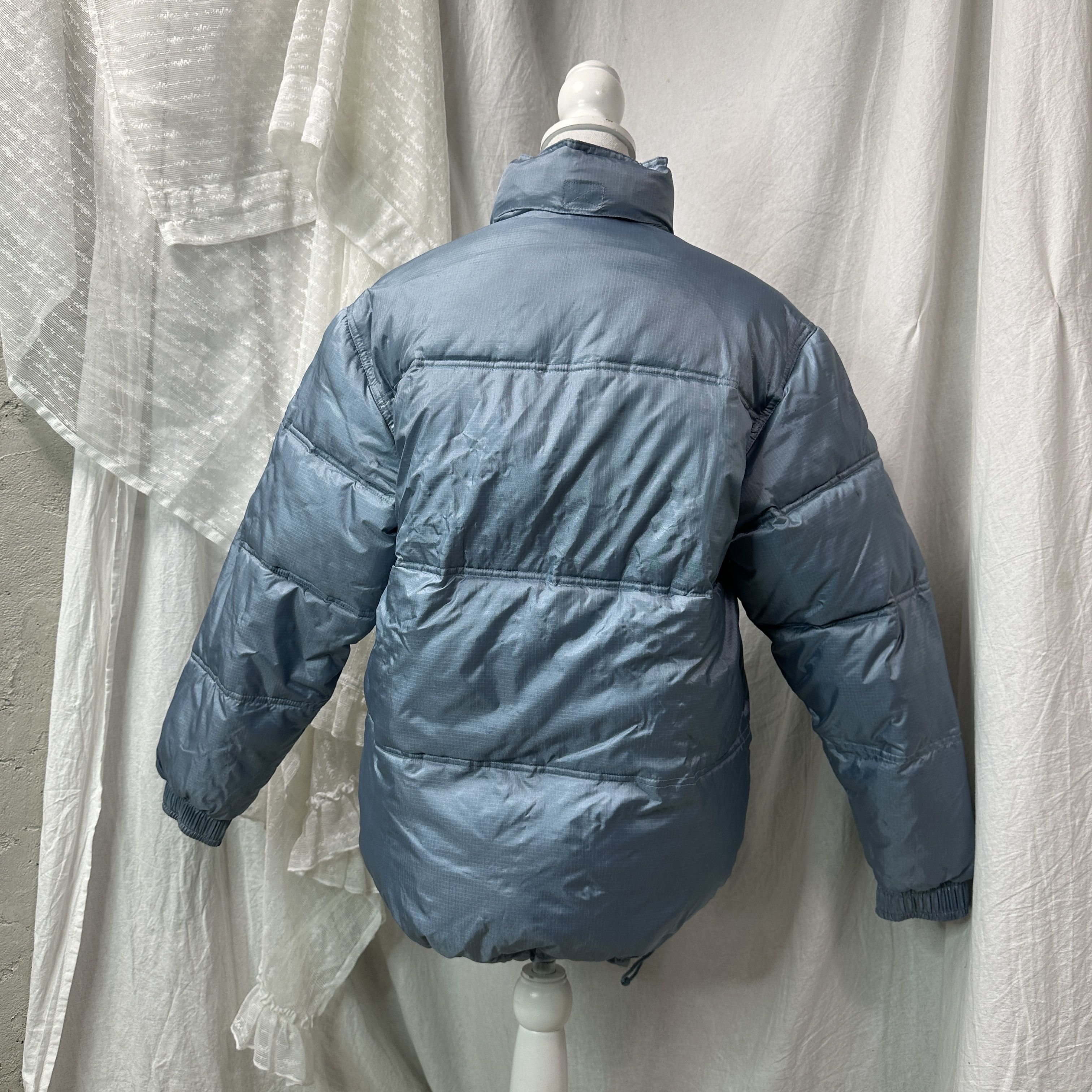Reebok Vintage Reebok Puffer Babyblue Down Jacket Y2K Size XS / US 0-2 / IT 36-38 - 11 Thumbnail
