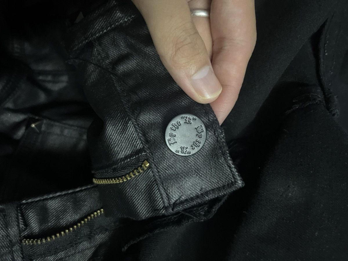 Japanese Brand 00s In The R Avant-Garde Wax Jeans Size US 30 / EU 46 - 5 Thumbnail
