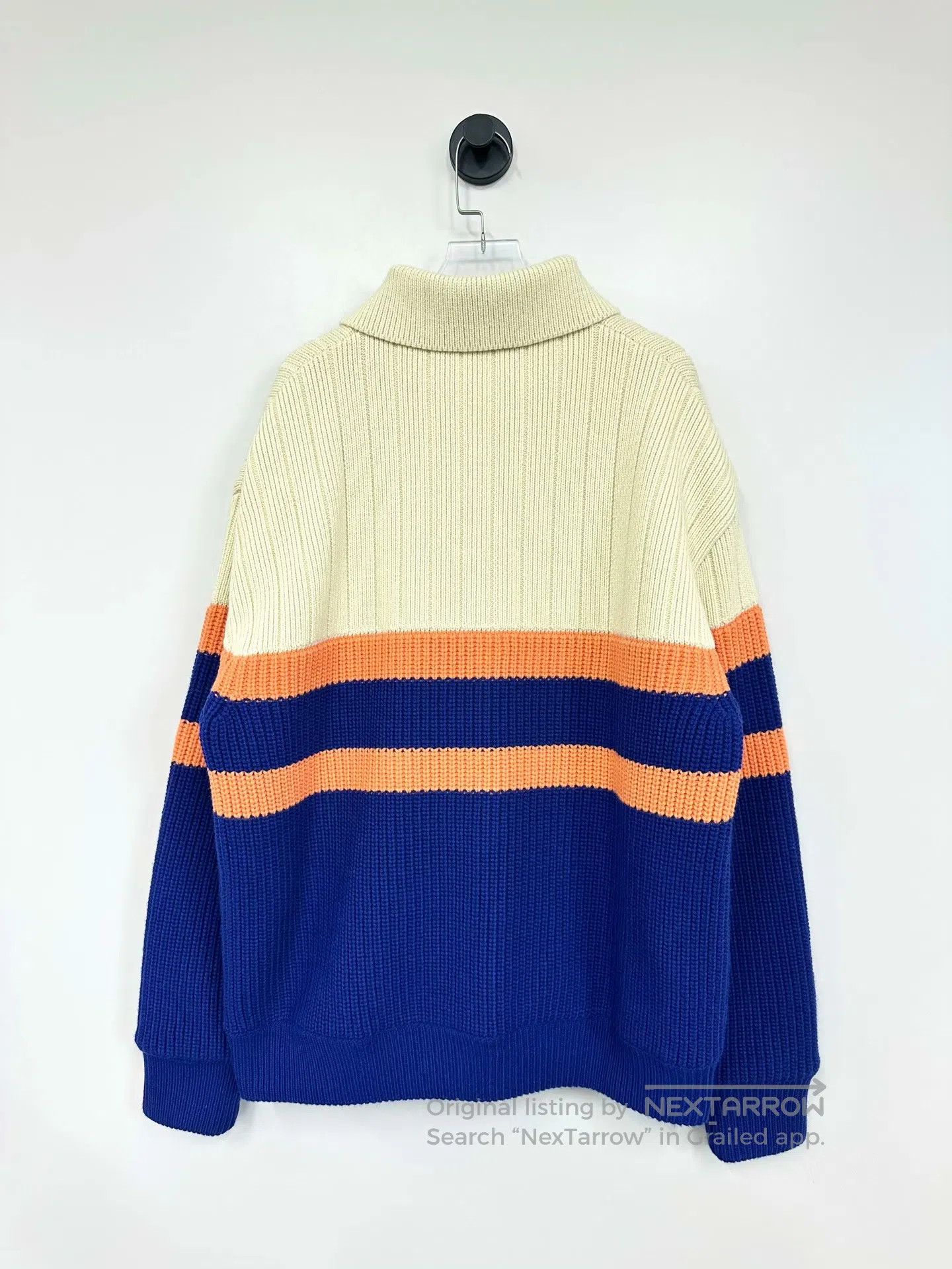 Gucci Guicci Color Blocked Embroidered Logo Knit Jacket| Size US S / EU 44-46 / 1 - 2 Thumbnail