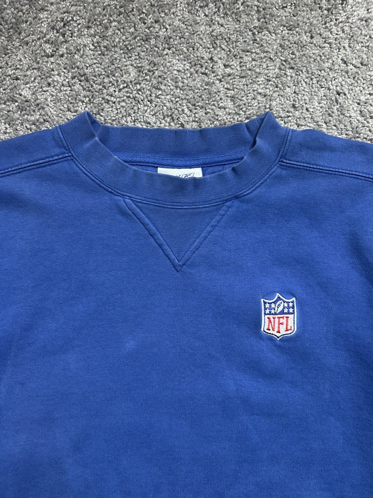 NFL Vintage 90s Reebok NFL Crewneck Single V Football Size US L / EU 52-54 / 3 - 2 Thumbnail