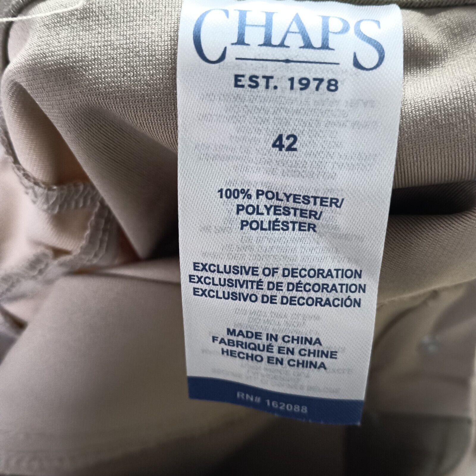 Chaps Chaps Golf Shorts Men's 42 Hampton Khaki Slim Fit 9" Inseam Size US 42 / EU 58 - 3 Thumbnail