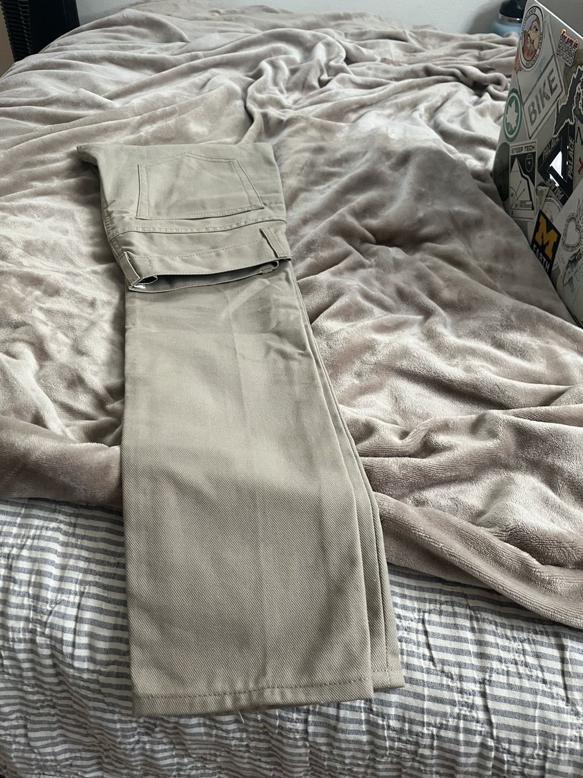 Acne Studios Acne ACE Beige 30/32 (fits 26-28/32) Size US 30 / EU 46 - 3 Thumbnail