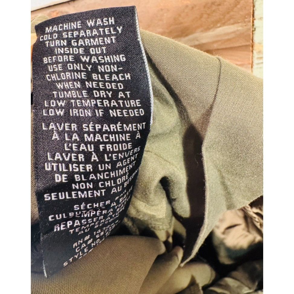7 For All Mankind Women’s Seven For All Mankind Olive Green Jeans High Waisted Size 37" - 8 Thumbnail