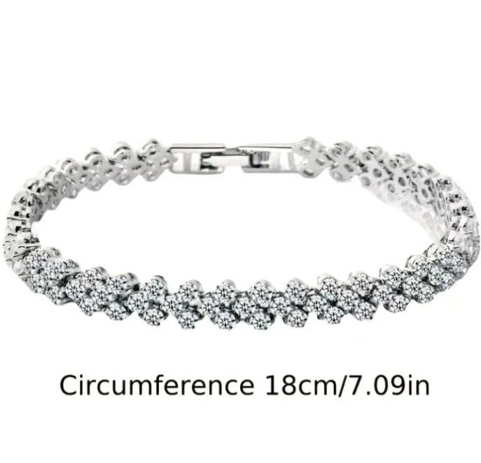 Other Cubic Zirconia Bracelet in Sterling Silver Size ONE SIZE - 3 Thumbnail