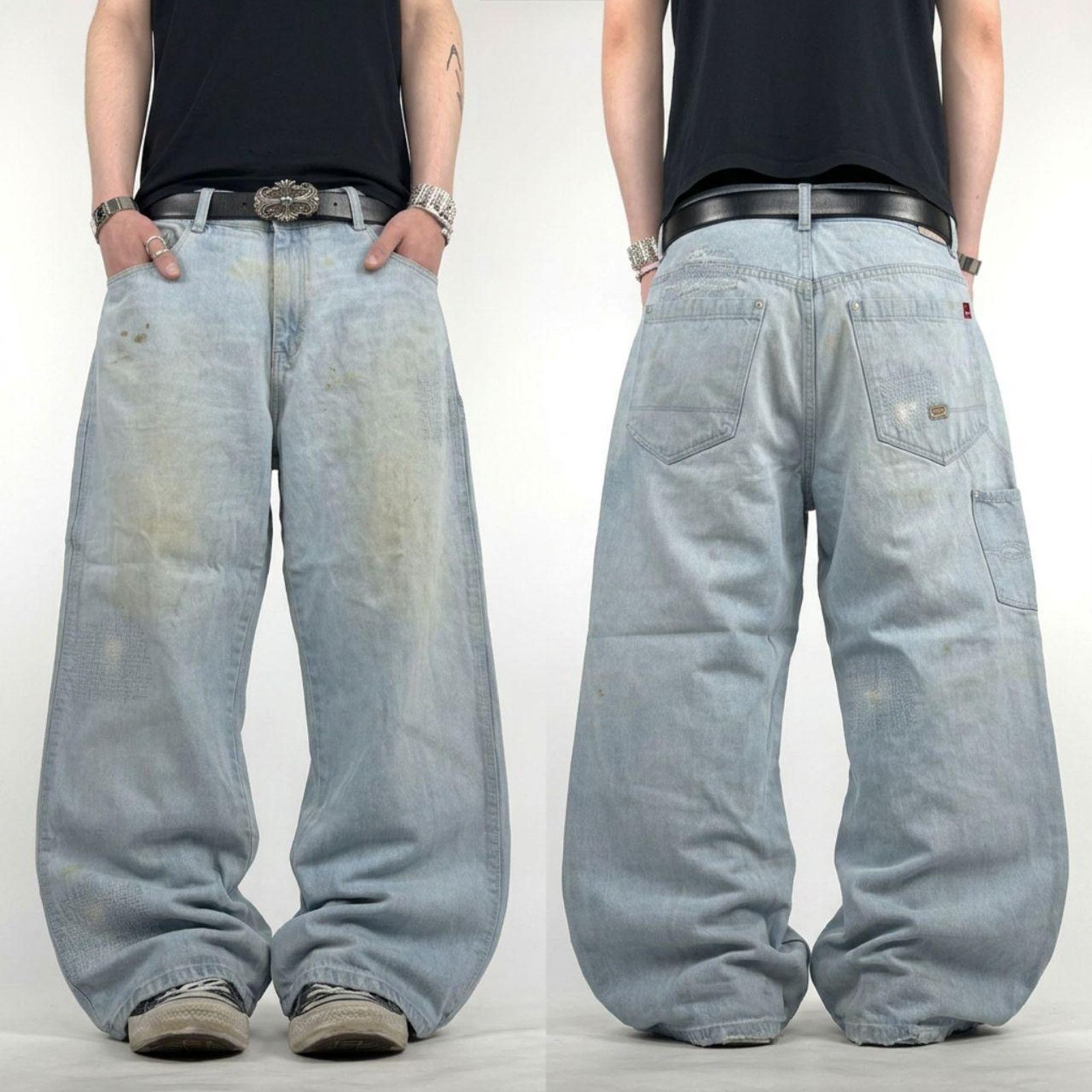 Ecko Unltd. × JNCO × Vintage Vintage y2k ecko unltd grunge archive faded baggy rare jeans Size US 36 / EU 52 - 1 Thumbnail