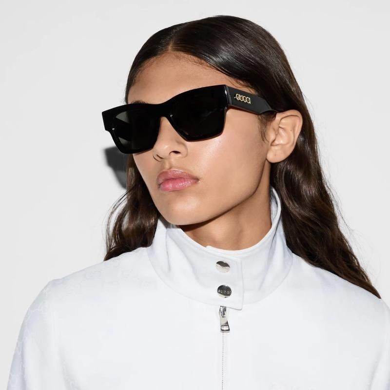 Gucci Gucci Women Sunglasses Square GG1835SA 001 NEW AUTHENTIC Size ONE SIZE - 9 Thumbnail