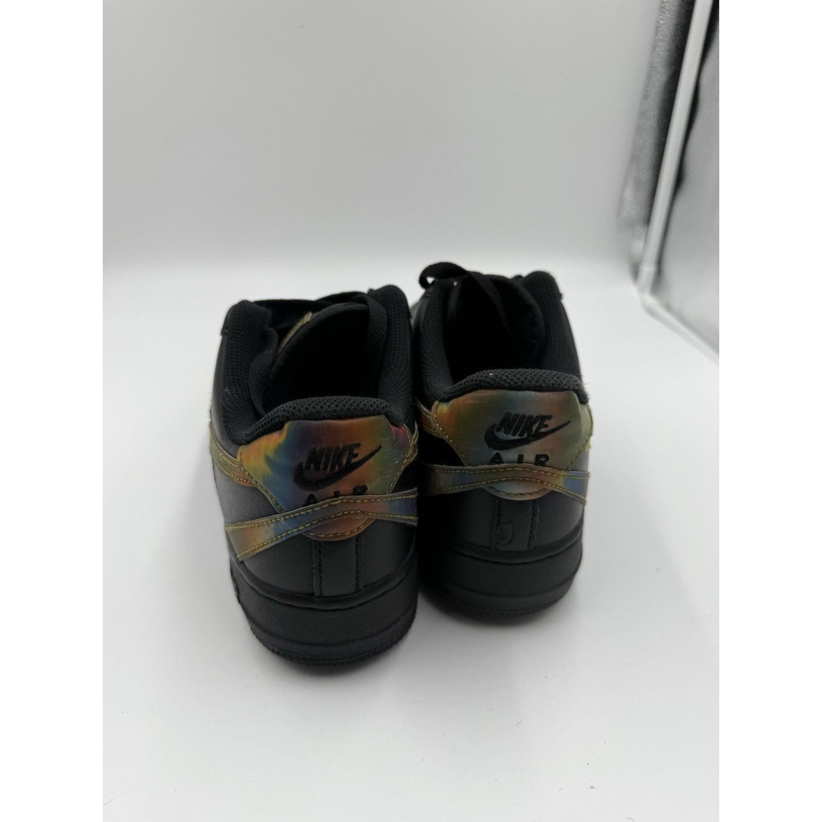 Nike Size 8.5 - Nike Air Force 1 Low Misplaced Swoosh - Black Size US 8.5 / EU 41-42 - 3 Thumbnail
