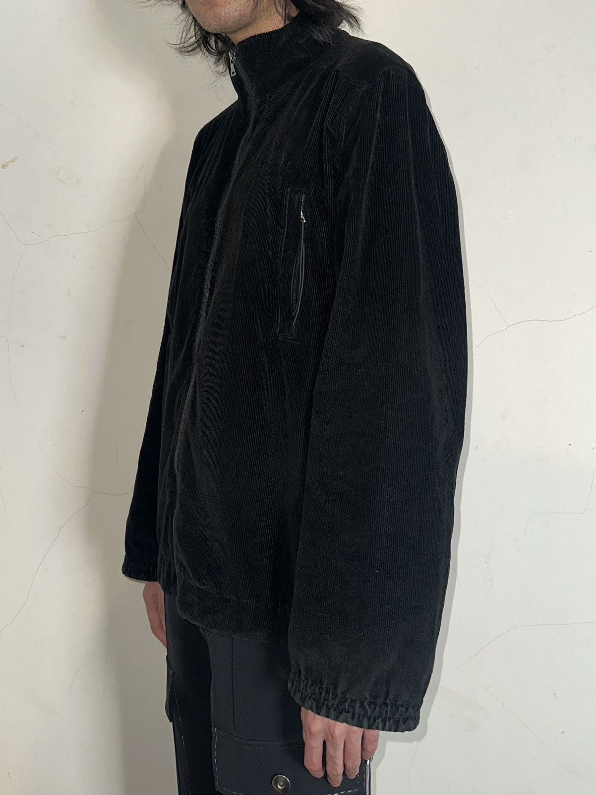 Prada Prada Black Corduroy Reversible Tech Zip Jacket Size US L / EU 52-54 / 3 - 9 Thumbnail